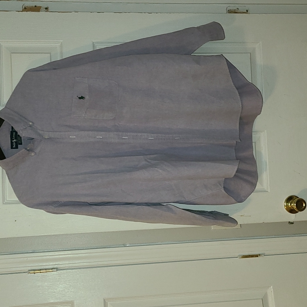 Ralph lauren men's button down Oxford, lt blue, XL